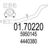 MTS 01.70220 Exhaust Pipe